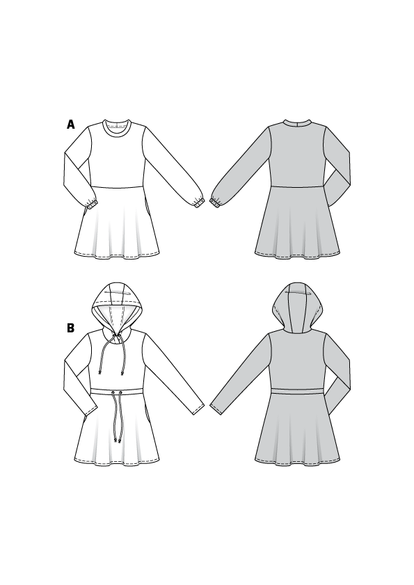 Burda Sewing Pattern 6264 Dress - Ribes y Casals