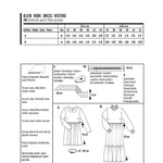 Burda Sewing Pattern 6265 Dress - Ribes y Casals