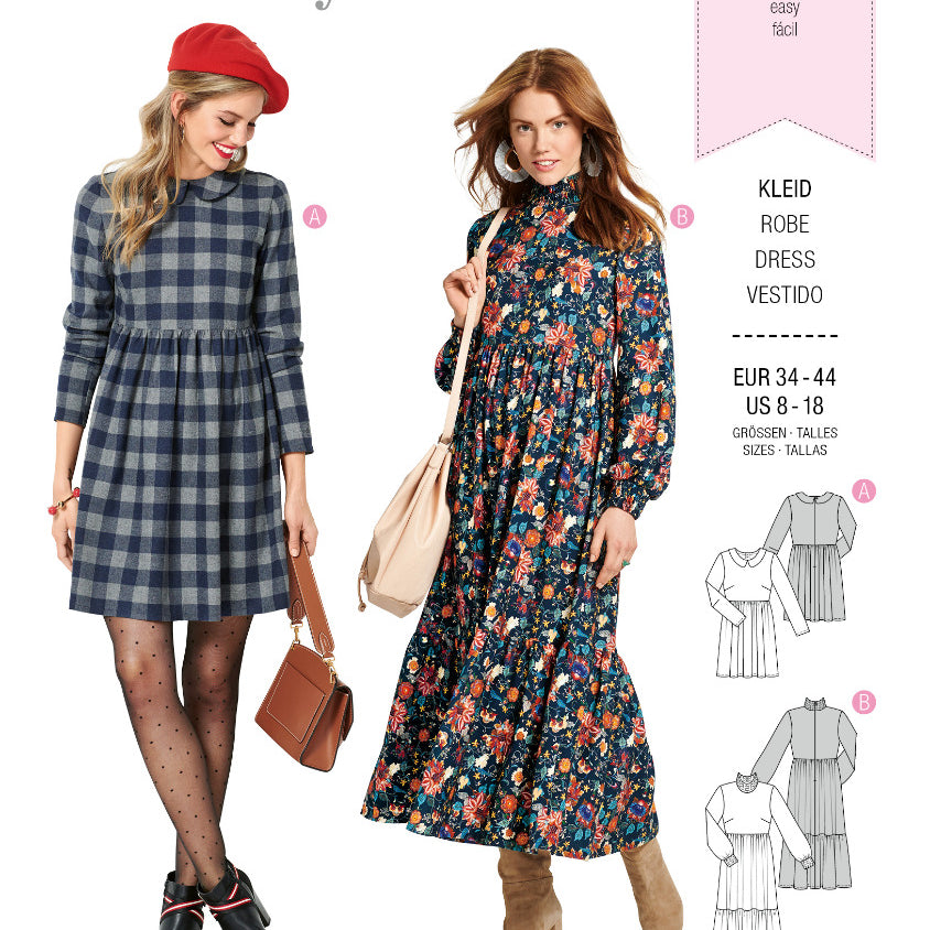 Burda Sewing Pattern 6265 Dress - Ribes y Casals