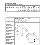 Burda Sewing Pattern 6278 Blouse - Ribes y Casals