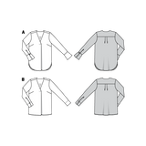 Burda Sewing Pattern 6278 Blouse - Ribes y Casals