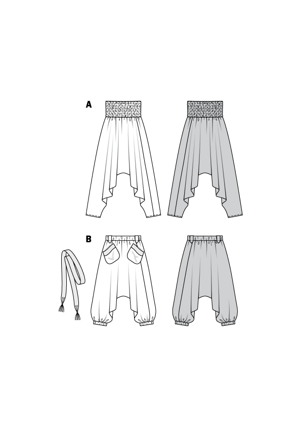 Burda Sewing Pattern 6316 Pants - Ribes y Casals