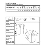 Burda Sewing Pattern 6326 Blouse - Ribes y Casals