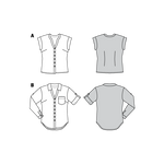 Burda Sewing Pattern 6326 Blouse - Ribes y Casals