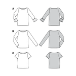 Burda Sewing Pattern 6328 Shirt - Ribes y Casals