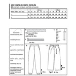 Burda Sewing Pattern 6333 Pants - Ribes y Casals