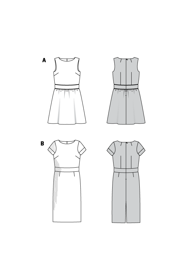 Burda Sewing Pattern 6339 Dress - Ribes y Casals