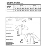 Burda Sewing Pattern 6349 Shirt - Ribes y Casals