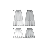 Burda Sewing Pattern 6357 Skirt - Ribes y Casals