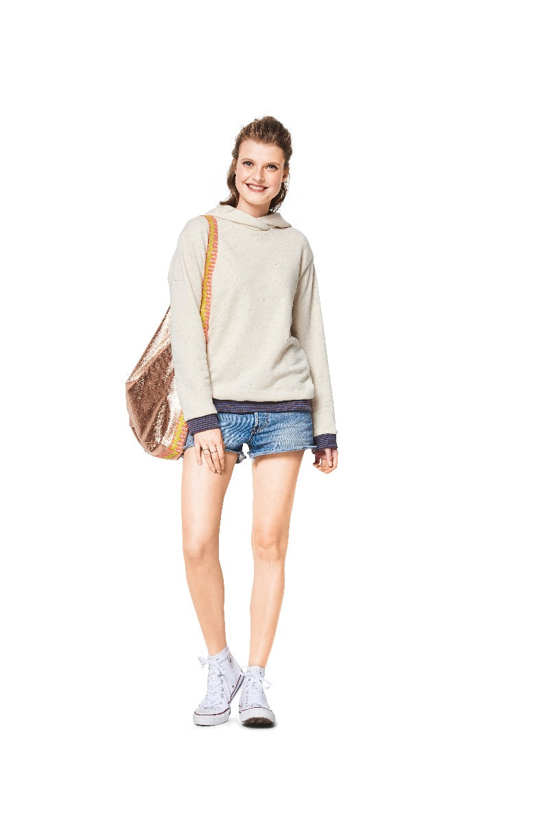 Burda Sewing Pattern 6406 Sweater - Ribes y Casals