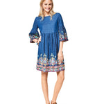 Burda Sewing Pattern 6401 Dress - Ribes y Casals