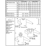 Burda Sewing Pattern 6406 Sweater - Ribes y Casals