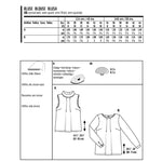 Burda Sewing Pattern 6434 Blouse - Ribes y Casals