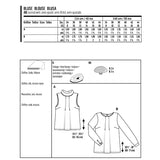 Burda Sewing Pattern 6434 Blouse - Ribes y Casals