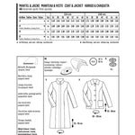 Burda Sewing Pattern 6461 Coat and Jacket - Ribes y Casals