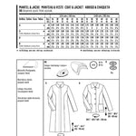 Burda Sewing Pattern 6461 Coat and Jacket - Ribes y Casals