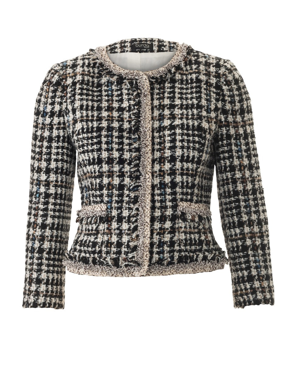 Burda Sewing Pattern 6465 Jacket - Ribes y Casals