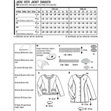 Burda Sewing Pattern 6465 Jacket - Ribes y Casals
