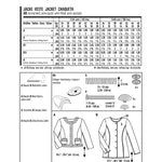 Burda Sewing Pattern 6465 Jacket - Ribes y Casals