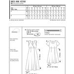 Burda Sewing Pattern 6496 Dress - Ribes y Casals