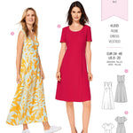 Burda Sewing Pattern 6496 Dress - Ribes y Casals