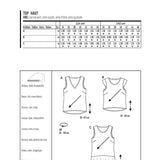 Burda Sewing Pattern 6501 Top - Ribes y Casals