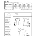 Burda Sewing Pattern 6525 Top - Ribes y Casals