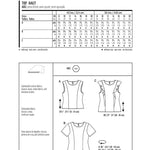 Burda Sewing Pattern 6525 Top - Ribes y Casals