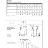 Burda Sewing Pattern 6525 Top - Ribes y Casals