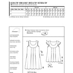 Burda Sewing Pattern 6532 Dress and Top - Ribes y Casals