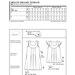 Burda Sewing Pattern 6532 Dress and Top - Ribes y Casals