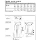 Burda Sewing Pattern 6532 Dress and Top - Ribes y Casals