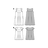 Burda Sewing Pattern 6532 Dress and Top - Ribes y Casals