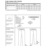 Burda Sewing Pattern 6534 Pants - Ribes y Casals