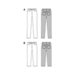 Burda Sewing Pattern 6534 Pants - Ribes y Casals