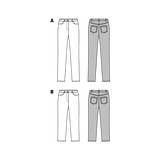 Burda Sewing Pattern 6534 Pants - Ribes y Casals