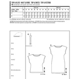Burda Sewing Pattern 6540 Dress and Top - Ribes y Casals