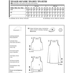 Burda Sewing Pattern 6541 Dress and Top - Ribes y Casals