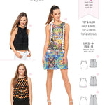 Burda Sewing Pattern 6541 Dress and Top - Ribes y Casals