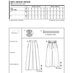 Burda Sewing Pattern 6544 Pants - Ribes y Casals