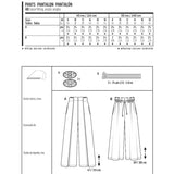 Burda Sewing Pattern 6544 Pants - Ribes y Casals