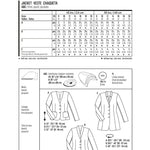 Burda Sewing Pattern 6569 Jacket - Ribes y Casals