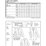 Burda Sewing Pattern 6569 Jacket - Ribes y Casals