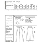 Burda Sewing Pattern 6573 Pants - Ribes y Casals