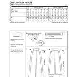Burda Sewing Pattern 6573 Pants - Ribes y Casals