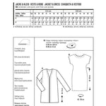 Burda Sewing Pattern 6608 Jacket and dress - Ribes y Casals