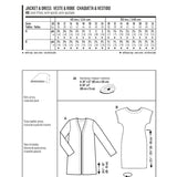 Burda Sewing Pattern 6608 Jacket and dress - Ribes y Casals