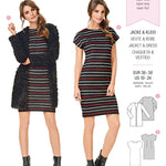 Burda Sewing Pattern 6608 Jacket and dress - Ribes y Casals