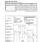 Burda Sewing Pattern 6609 Dress - Ribes y Casals