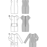 Burda Sewing Pattern 6609 Dress - Ribes y Casals